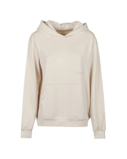 hinnominate White Hoodie À Poche Devant