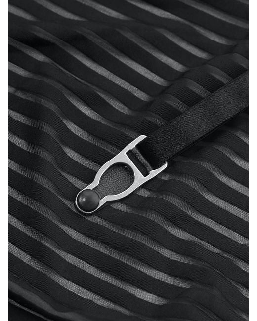 Maison Close Black V-Neck Bodysuit