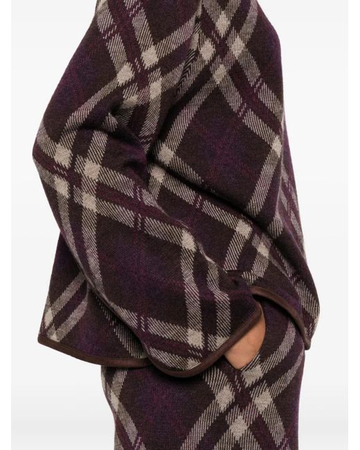 Maglione A Collo Alto di Eric Bompard in Brown