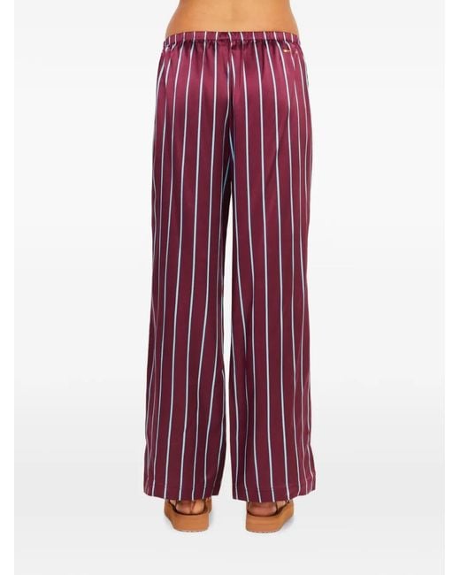 The Upside Red Capela Charli Drawstring-Waist Trousers