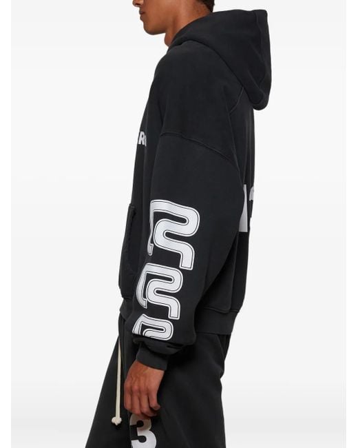 Sudadera Metanoia con capucha RRR123 de hombre de color Black