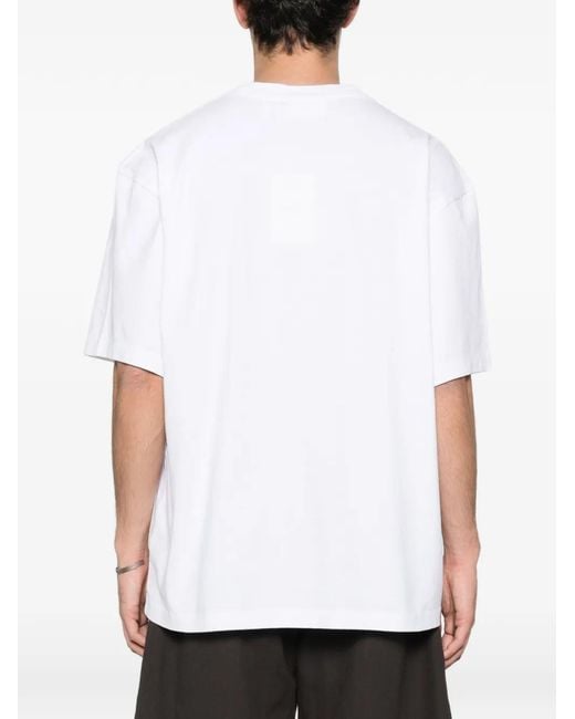Axel Arigato White Soren Logo-Print T-Shirt for men