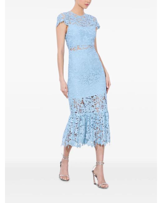 Alice + Olivia Blue Clover Dress