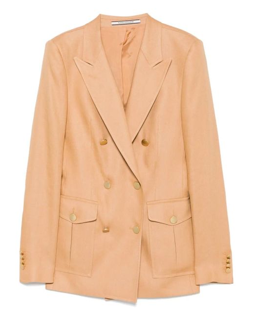 Tagliatore Natural Double-Breasted Blazer