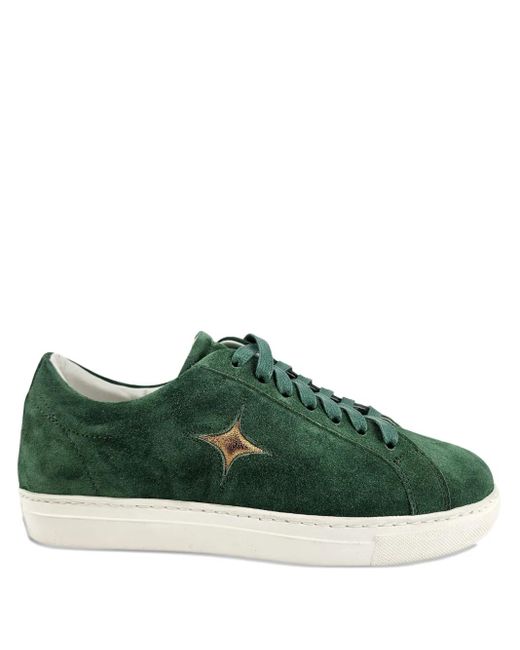 Madison Maison Green Star Suede Sneakers