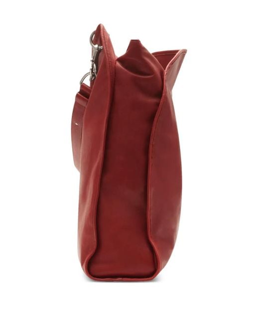Burberry Red Small Shield Twin Shoulder Bag
