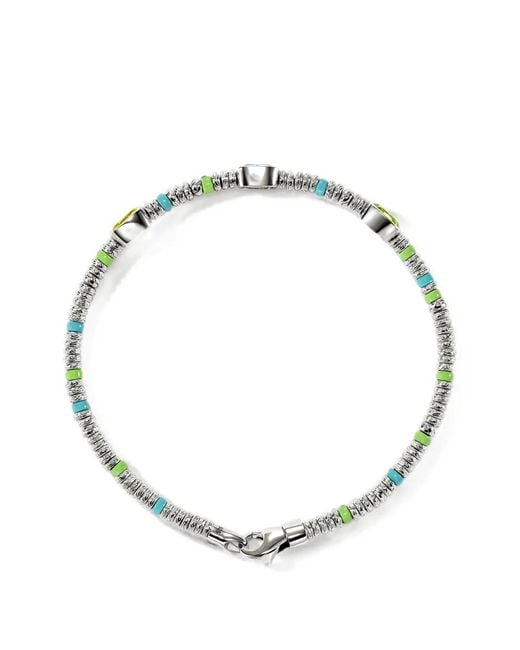 John Hardy White Heishi Multi-Stone Bracelet