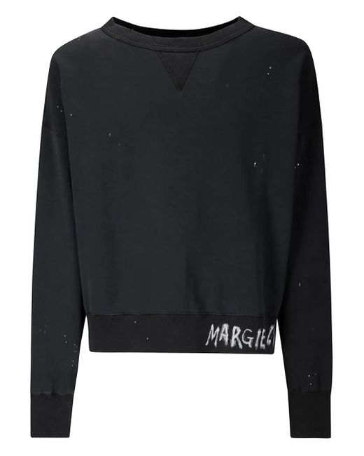 Maison Margiela ロゴ スウェットシャツ Black