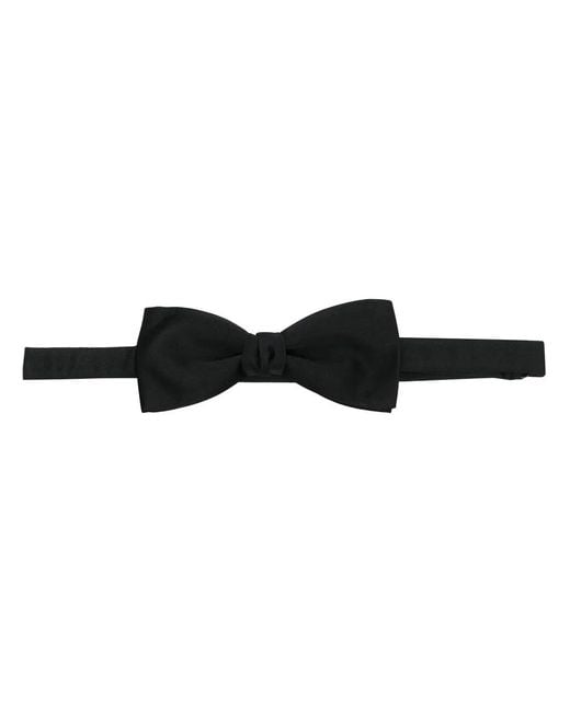 Saint Laurent Black Silk Bow Tie for men