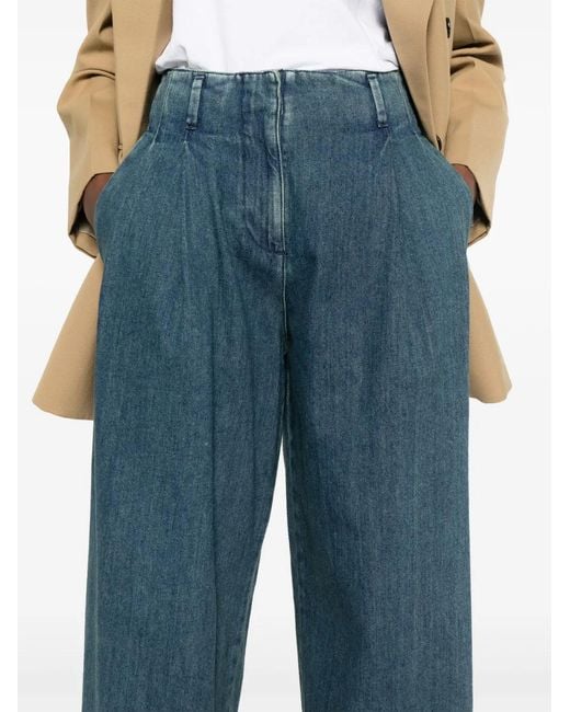Golden Goose Deluxe Brand Blue Flavia High-Waisted Straight-Leg Jeans