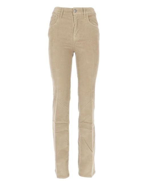 Jacob Cohen Natural Kate Straight-Leg Corduroy Trousers