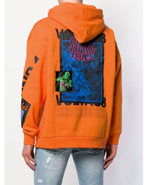 Diesel top orange hoodie