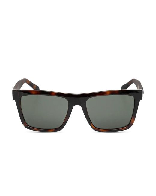 GUESS EYEWEAR Gray Tortoiseshell Square Sunglasses for men