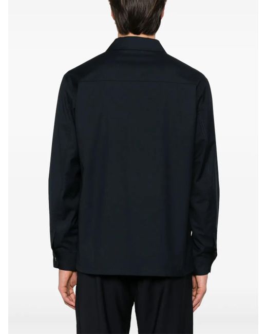 Fursac Blue Twill Jacket for men