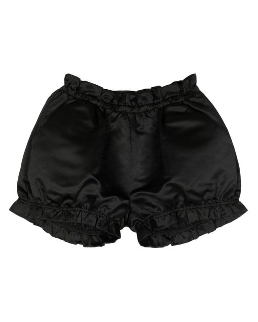 Shorts con ruches di Cynthia Rowley in Black
