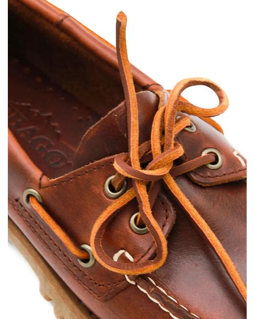 Sebago Brown Ranger Leather Boat Shoes