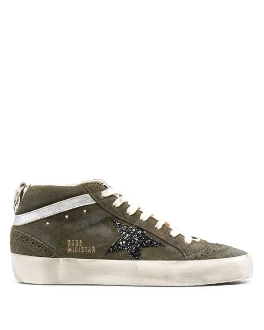 Golden Goose Deluxe Brand Brown Mid Star Suede Upper Foam Toungue G