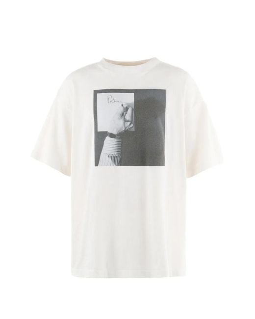SAINT Mxxxxxx Gray Robert Mapplethorpe Photographic-Print T-Shirt for men