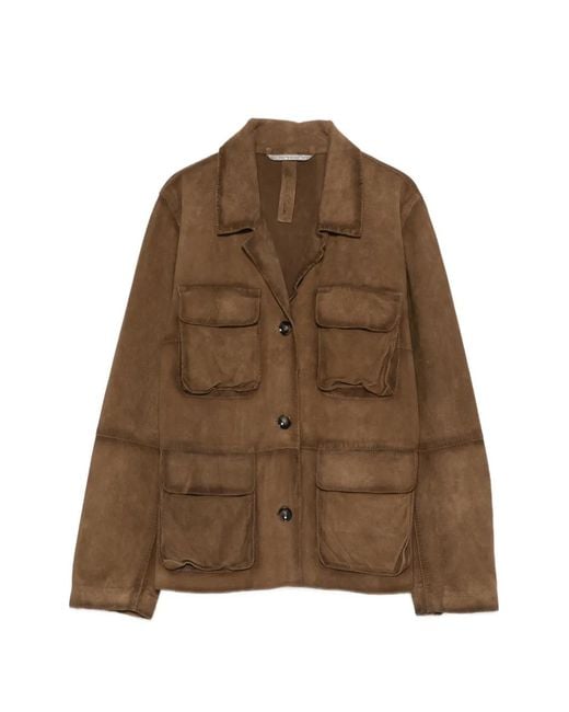 The Jackie Leathers Brown Boracay Leather Jacket