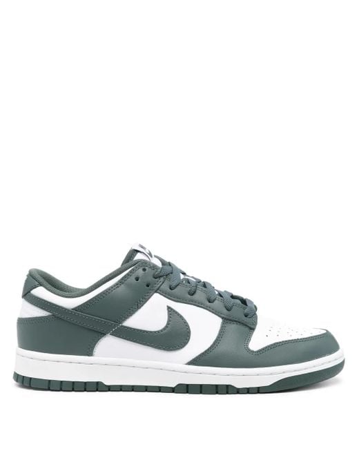 Nike Green Dunk Low Retro Sneakers for men