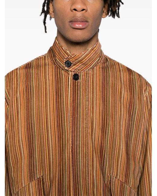 Chaqueta A Rayas Paul Smith de hombre de color Brown