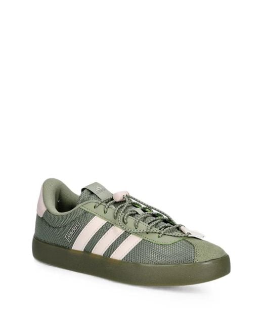 Adidas Green Logo-Patch Toggle-Fastening Sneakers