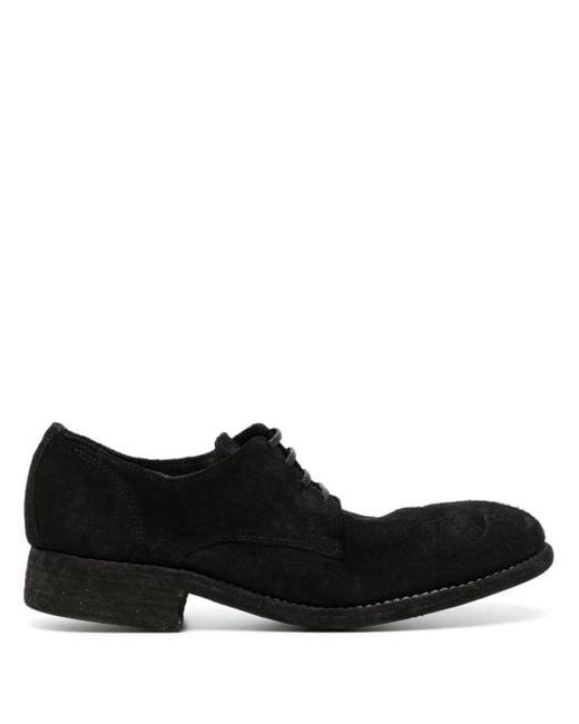 Zapatos derby Guidi de hombre de color Black