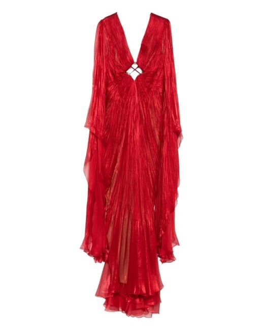 Maria Lucia Hohan Red Greta Maxi Dress
