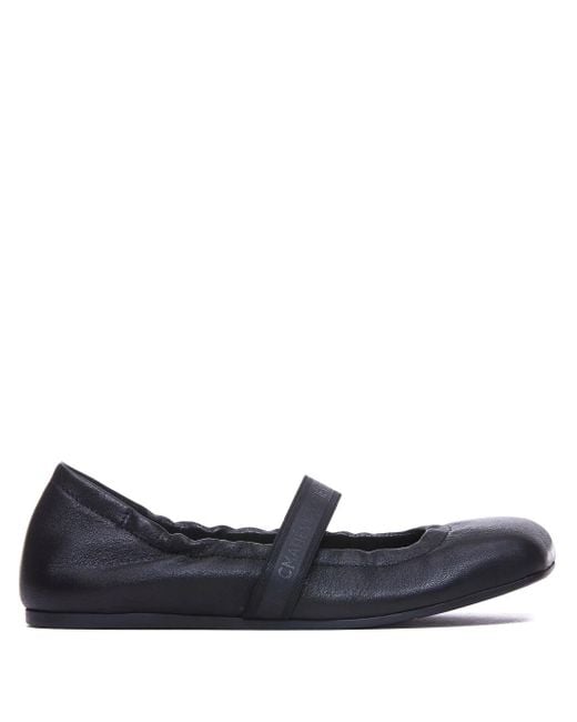 Vic Matié Blue Ballerinas Aus Leder