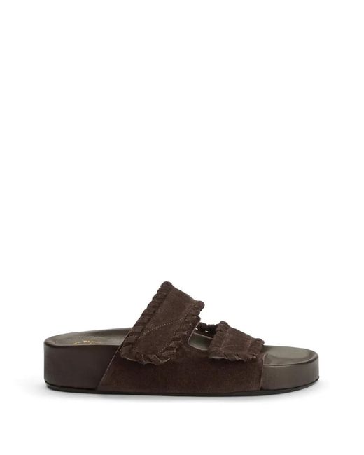 Atp Atelier Brown Furlo Touch-Strap Slides