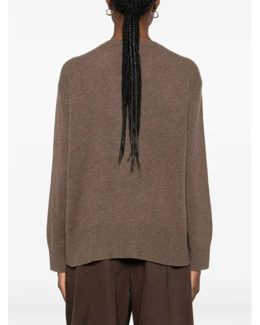 Cardigan Con Bottoni di Be You in Brown