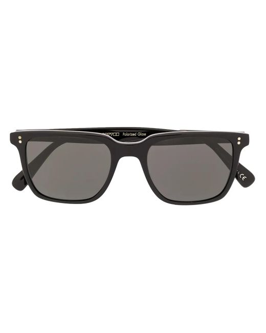 Oliver Peoples Black Lachman Sun Square-Frame Sunglasses for men