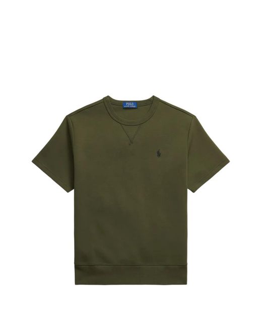 Polo Ralph Lauren Green Logo-Embroidered Short-Sleeve Jersey T-Shirt for men