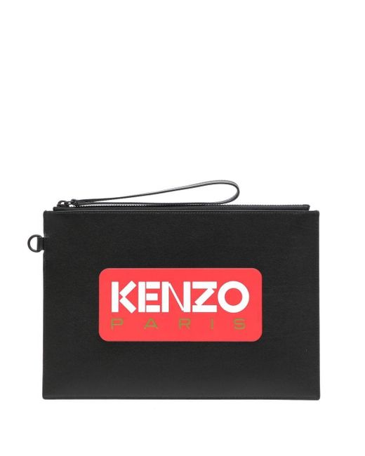 Pochette à logo imprimé KENZO pour homme en coloris Red