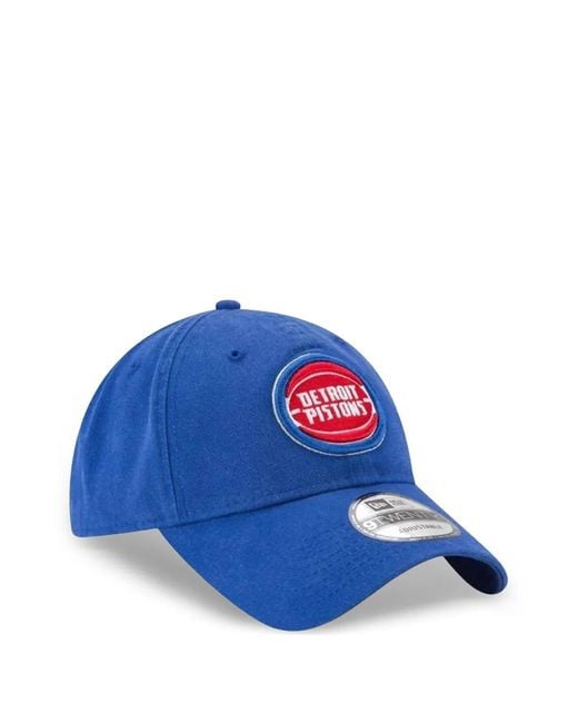 KTZ Blue 9Twenty Detroit Pistons Adjustable Cap Hat for men
