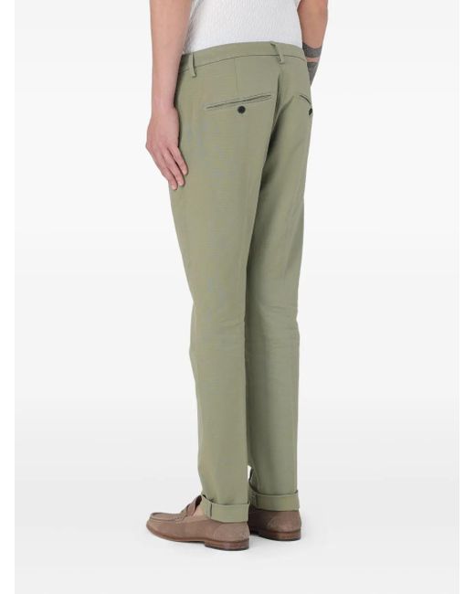 Dondup Green Gaubert Cuffed Trousers for men