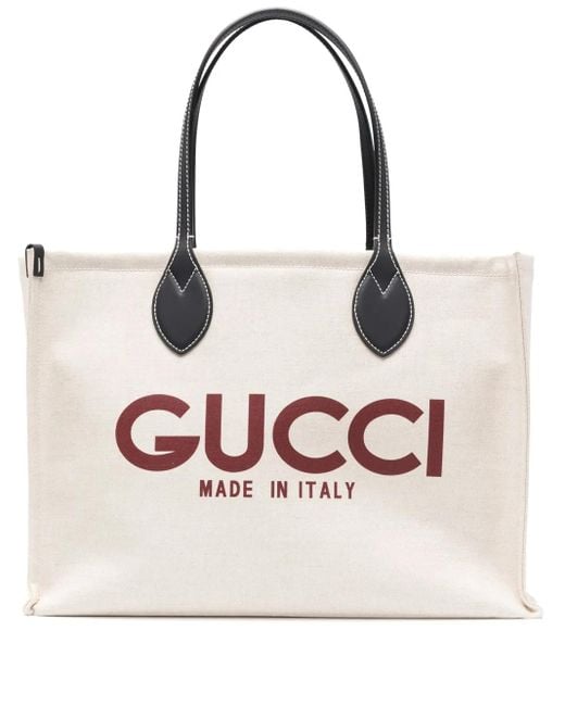 Gucci Pink Medium -Print Tote Bag