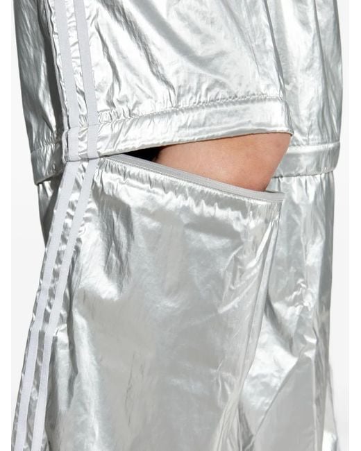 Adidas サイドストライプ パンツ Metallic