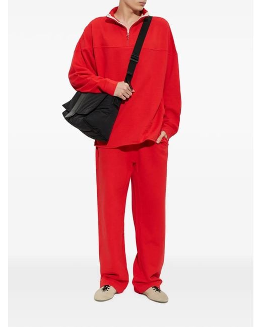 Jacquemus Red The Rond Carré Sweatpants for men