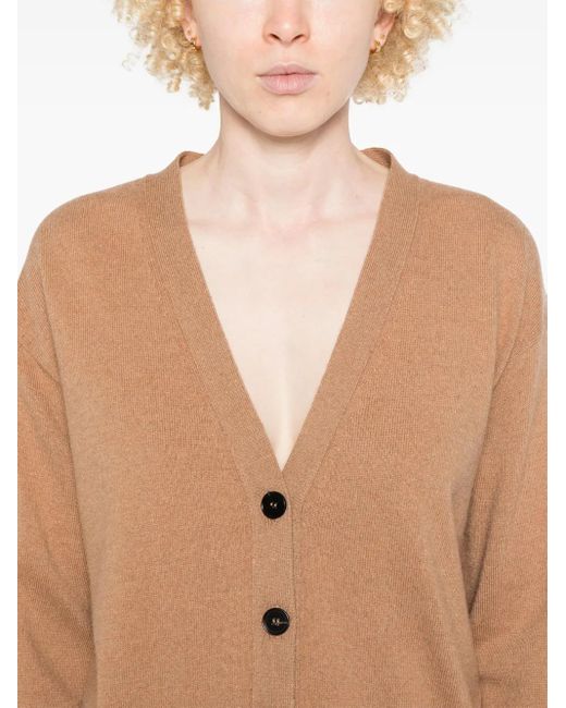 Jil Sander Vネック カーディガン Natural