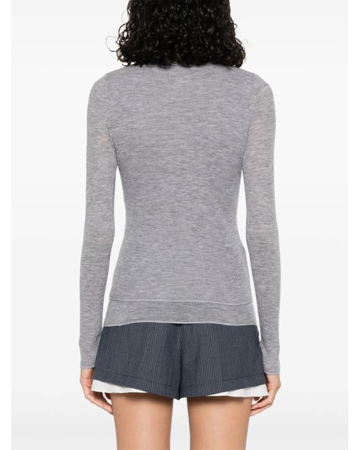 Sandro ウール セーター Gray