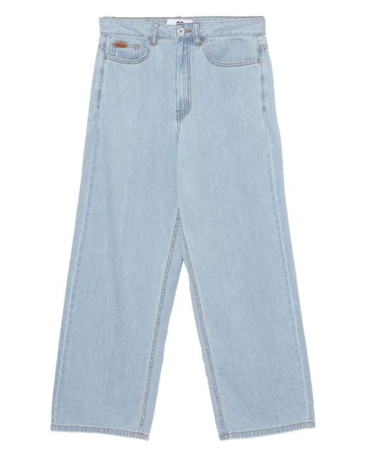 Chocoolate Blue Jeans Mit Logo-Patch
