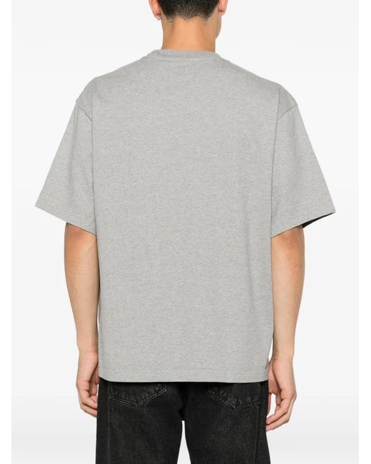 Axel Arigato Gray Fallen Graphic-Print Cotton T-Shirt for men