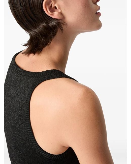 Missoni Black Square-Neck Tank Top