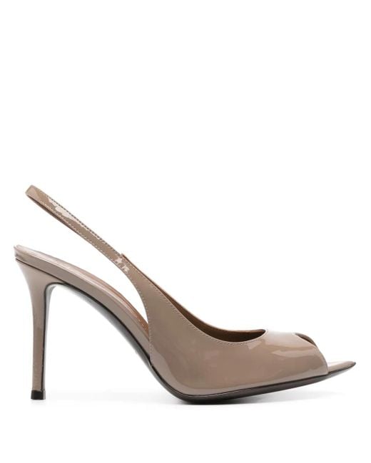 Giuseppe Zanotti White 90Mm Intriigo Open Toe Sandals