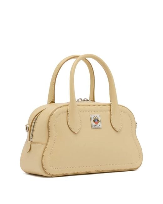 Bally Natural Unda Grained-Leather Tote Bag