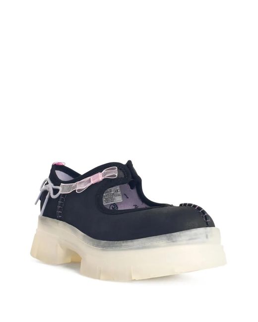 Ugg Blue Arnum Bow-Embellished Platform Sneakers