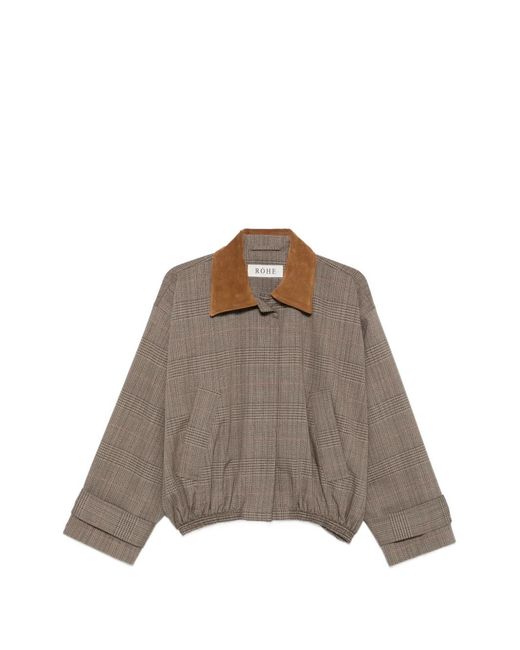 Rohe Brown Suede-Collar Jacket