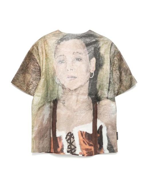 [ANDERSSON BELL] UNISEX REMY PRINTED TYVEK T-SHIRT /追跡付 ANDERSSON BELL Remy Printed Tyvek T-Shirt in Natural | Lyst