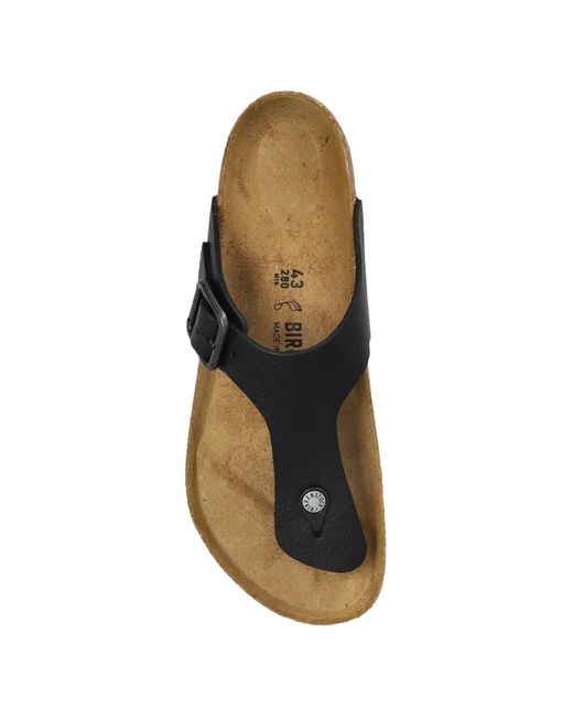 Birkenstock Black Ramses Wire Buckle Leather Sandals for men